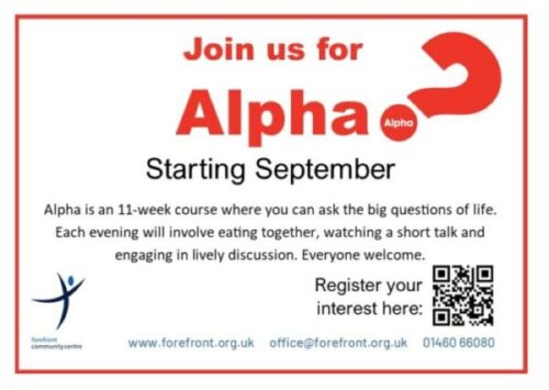 Alpha Course starting September